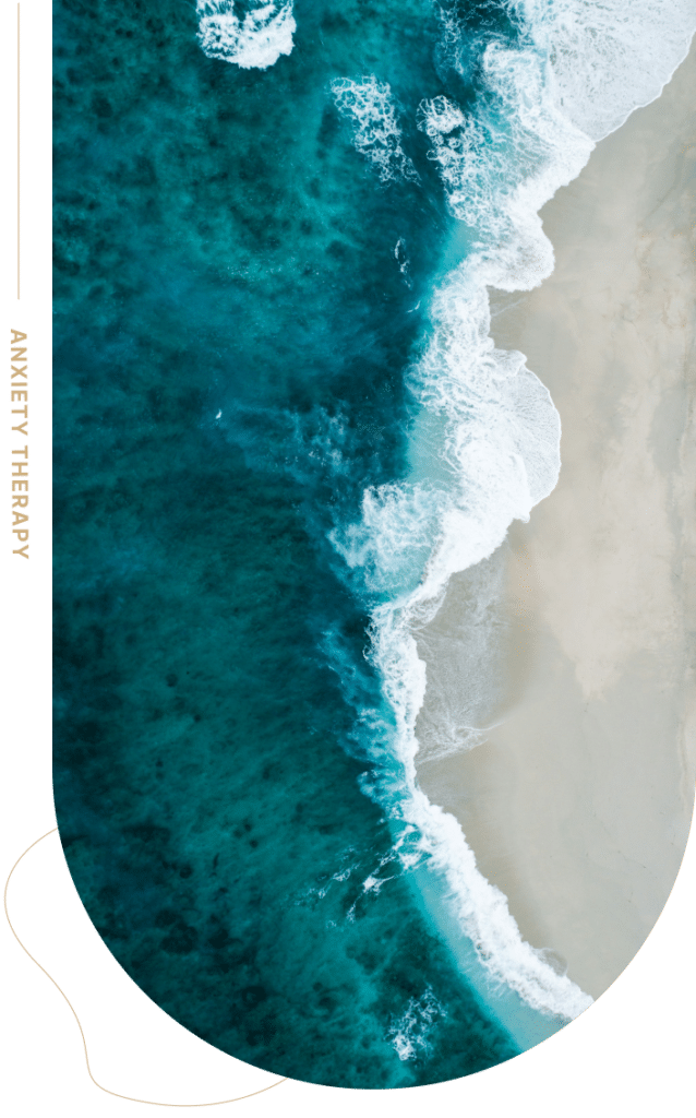 Anxiety therapy brings calm and balance, like the soothing rhythm of ocean waves.