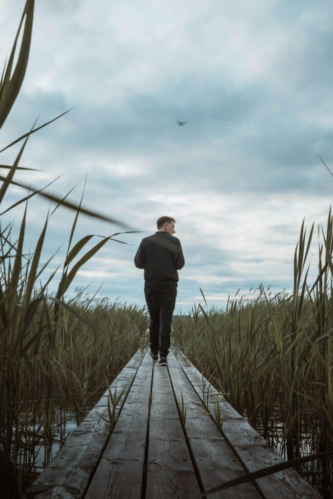 man walking